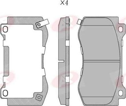 AP-SA 5AP2099 - Тормозные колодки, дисковые, комплект abcparts.ee