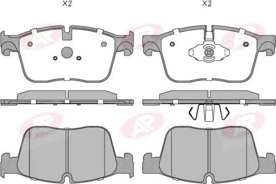 AP-SA 5AP2096 - Тормозные колодки, дисковые, комплект abcparts.ee
