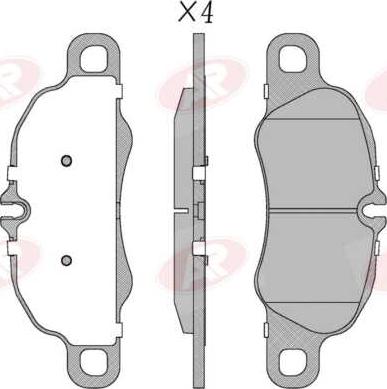 AP-SA 5AP2148 - Тормозные колодки, дисковые, комплект abcparts.ee