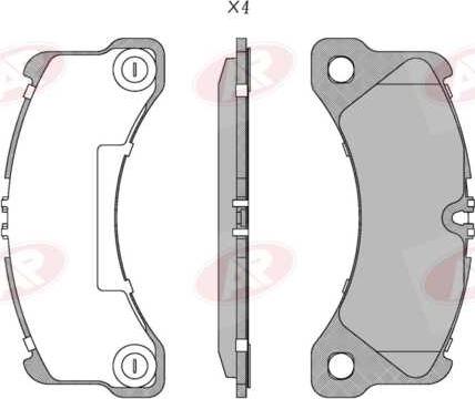 AP-SA 5AP2347 - Тормозные колодки, дисковые, комплект abcparts.ee