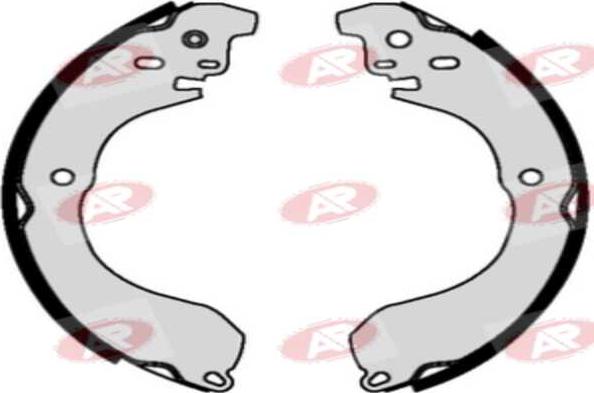 AP-SA A9480 - Комплект тормозных колодок, барабанные abcparts.ee