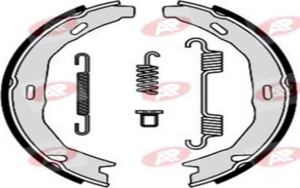 AP-SA A9660 - Комплект тормозных колодок, барабанные abcparts.ee