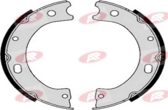 AP-SA A9050 - Комплект тормозных колодок, барабанные abcparts.ee