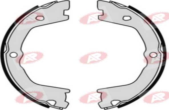 AP-SA A9080 - Комплект тормозных колодок, барабанные abcparts.ee