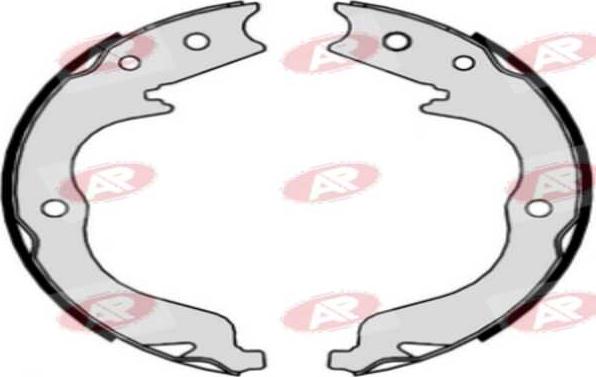 AP-SA A9860 - Комплект тормозных колодок, барабанные abcparts.ee
