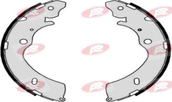 AP-SA A9810 - Комплект тормозных колодок, барабанные abcparts.ee
