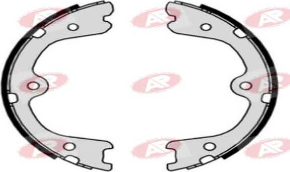 AP-SA A9880 - Комплект тормозных колодок, барабанные abcparts.ee