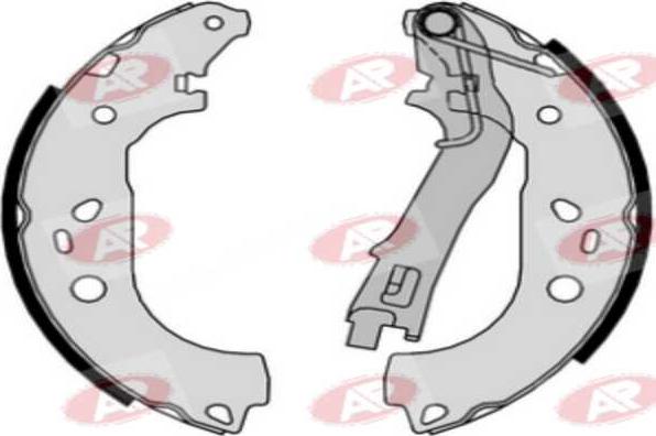 AP-SA A9290 - Комплект тормозных колодок, барабанные abcparts.ee