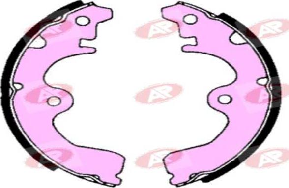 AP-SA A4910 - Комплект тормозных колодок, барабанные abcparts.ee
