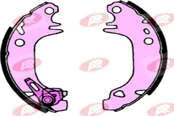 AP-SA A4930 - Комплект тормозных колодок, барабанные abcparts.ee