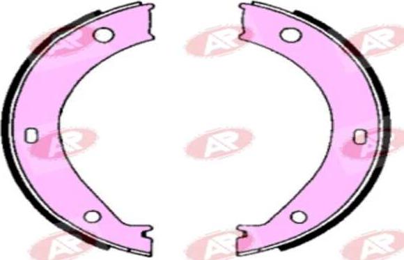 AP-SA A4690 - Комплект тормозных колодок, барабанные abcparts.ee