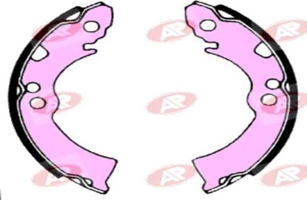 AP-SA A4300 - Комплект тормозных колодок, барабанные abcparts.ee