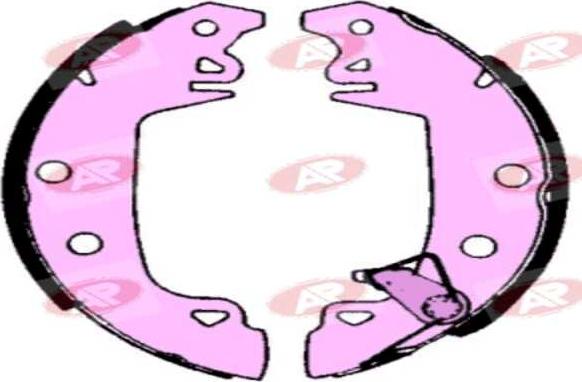 AP-SA A5930 - Комплект тормозных колодок, барабанные abcparts.ee