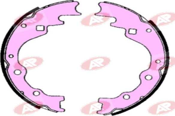 AP-SA A5450 - Комплект тормозных колодок, барабанные abcparts.ee