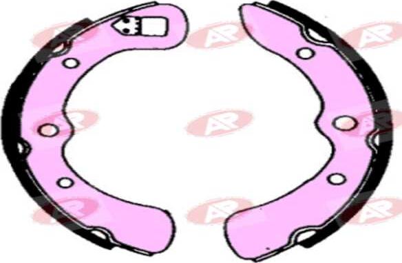 AP-SA A5870 - Комплект тормозных колодок, барабанные abcparts.ee