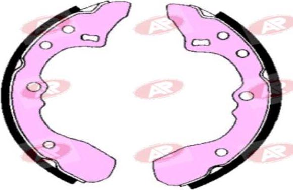 AP-SA A5320 - Комплект тормозных колодок, барабанные abcparts.ee