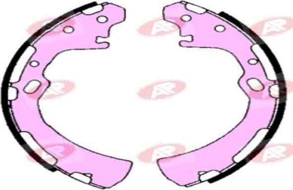 AP-SA A5700 - Комплект тормозных колодок, барабанные abcparts.ee