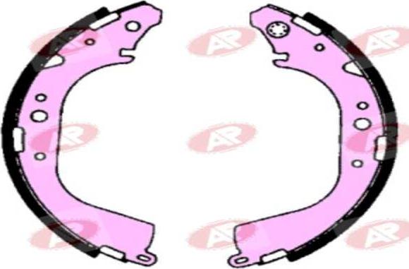 AP-SA A6710 - Комплект тормозных колодок, барабанные abcparts.ee