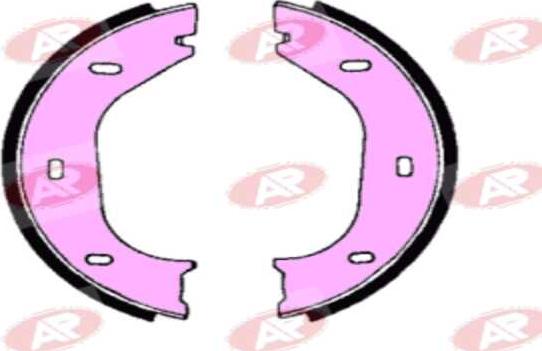 AP-SA A0010 - Комплект тормозных колодок, барабанные abcparts.ee