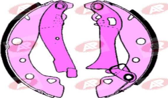 AP-SA A0020 - Комплект тормозных колодок, барабанные abcparts.ee