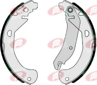AP-SA A1113 - Комплект тормозных колодок, барабанные abcparts.ee