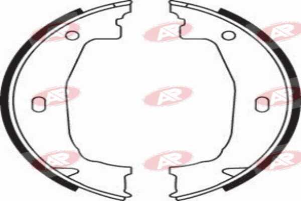 AP-SA A8100 - Комплект тормозных колодок, барабанные abcparts.ee