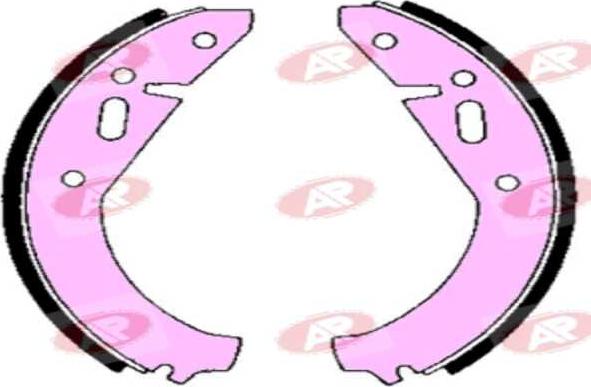 AP-SA A3410 - Комплект тормозных колодок, барабанные abcparts.ee