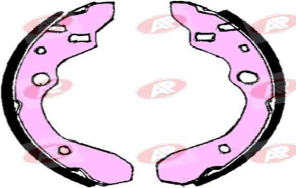 AP-SA A7010 - Комплект тормозных колодок, барабанные abcparts.ee