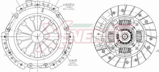 AP XENERGY VKFTB001119 - Комплект сцепления abcparts.ee