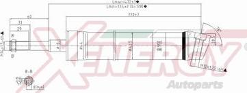 AP XENERGY X900332 - Амортизатор abcparts.ee