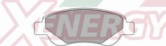 AP XENERGY X40942 - Тормозные колодки, дисковые, комплект abcparts.ee