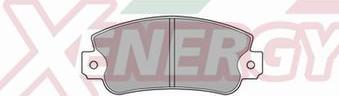 AP XENERGY X40115 - Тормозные колодки, дисковые, комплект abcparts.ee