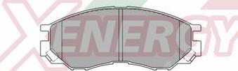 AP XENERGY X40848 - Тормозные колодки, дисковые, комплект abcparts.ee