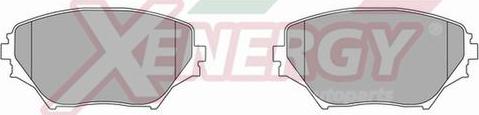 AP XENERGY X40825 - Тормозные колодки, дисковые, комплект abcparts.ee