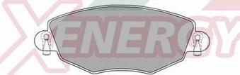 AP XENERGY X40765 - Тормозные колодки, дисковые, комплект abcparts.ee