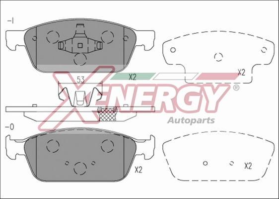 AP XENERGY X41197 - Piduriklotsi komplekt,ketaspidur abcparts.ee