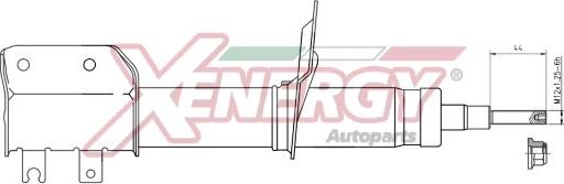 AP XENERGY X691334 - Амортизатор abcparts.ee