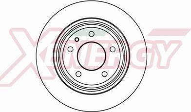 AP XENERGY X601031 - Тормозной диск abcparts.ee