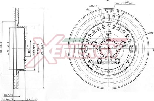 AP XENERGY X602919 - Тормозной диск abcparts.ee
