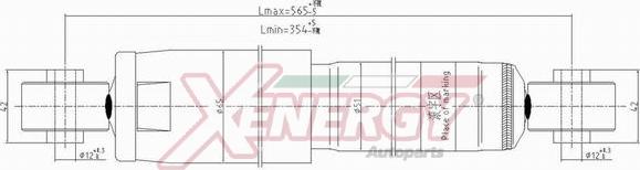 AP XENERGY X084345 - Амортизатор abcparts.ee