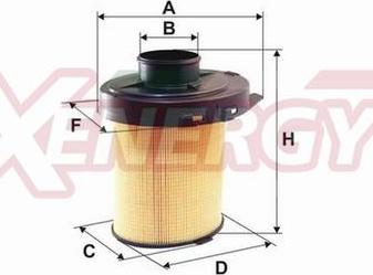 AP XENERGY X1522401 - Воздушный фильтр двигателя abcparts.ee