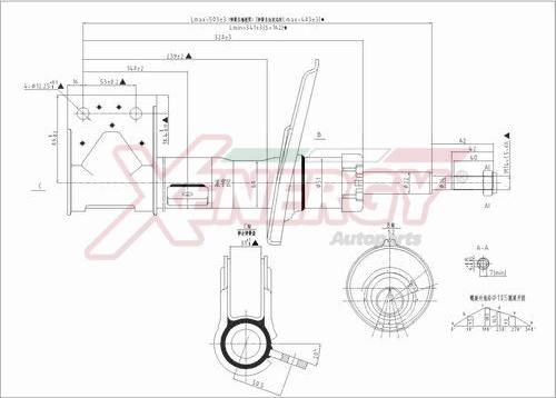 AP XENERGY X829339 - Амортизатор abcparts.ee