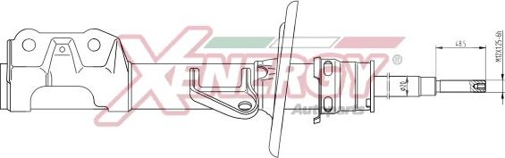 AP XENERGY X331333 - Амортизатор abcparts.ee
