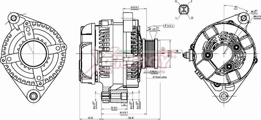 AP XENERGY XAL14740AD - Генератор abcparts.ee