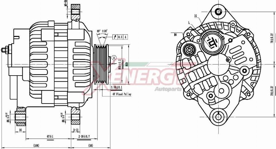 AP XENERGY XAL10635AD - Генератор abcparts.ee