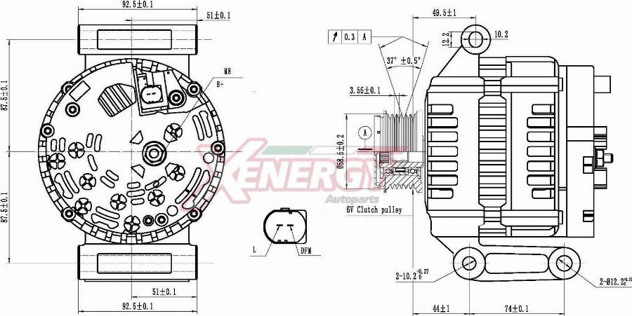 AP XENERGY XAL30710AD - Генератор abcparts.ee