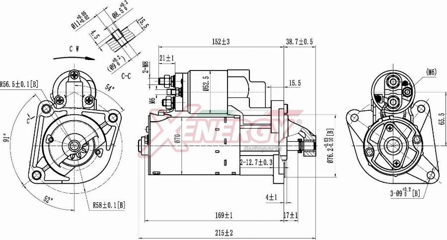AP XENERGY XST42510AD - Стартер abcparts.ee