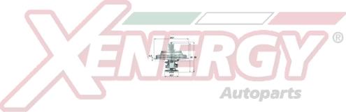 AP XENERGY XT6034 - Термостат охлаждающей жидкости / корпус abcparts.ee