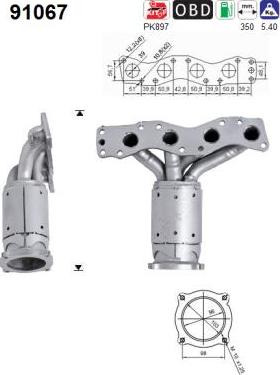 AS 91067 - Катализатор abcparts.ee