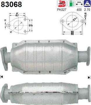AS 83068 - Катализатор abcparts.ee